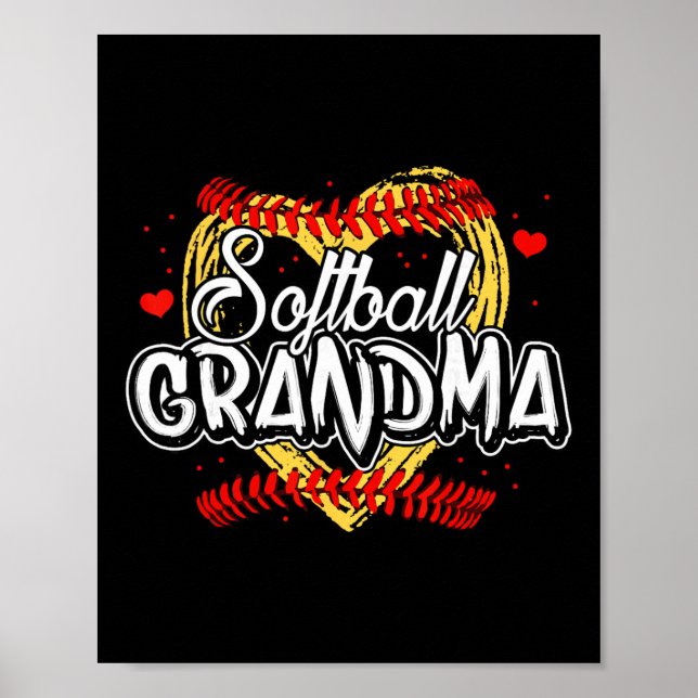 Softball Grandma _3  Poster (Front)