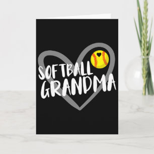 Softball Grandma _4 Card