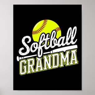 Softball Grandma _5 Poster