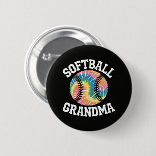 Softball Grandma 6 Cm Round Badge