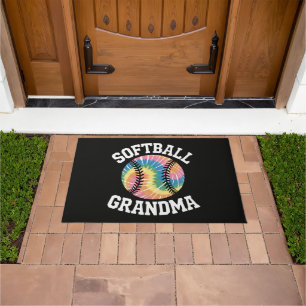 Softball Grandma Doormat