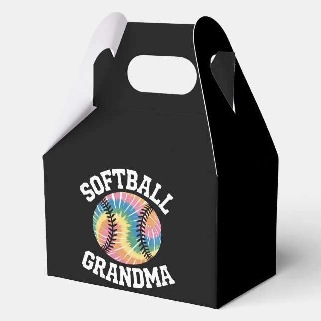 Softball Grandma Favour Box (Front)