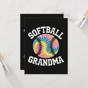 Softball Grandma Invitation