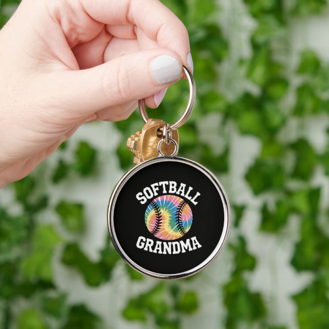 Softball Grandma Key Ring (Hand)