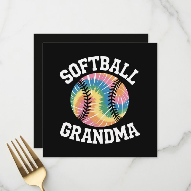 Softball Grandma Menu (Front/Back In Situ)