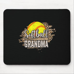 Softball Grandma Nana Mother's Day Cheering Boy Sp Mouse Pad