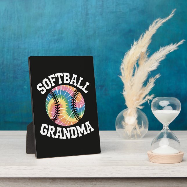 Softball Grandma Plaque (Side)