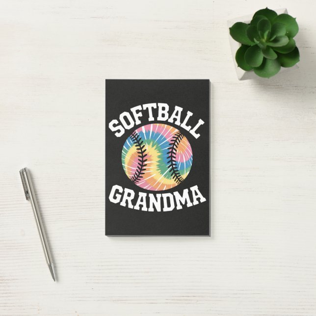 Softball Grandma Post-it Notes (Office)