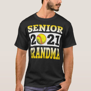 Softball Grandma Senior 2021 Best Gift For Softbal T-Shirt