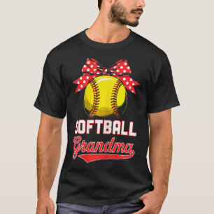 Softball Grandma Shirt Women Softball Lover Mother