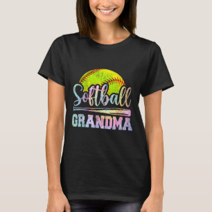 Softball Grandma Softball Player Game Day Mother T T-Shirt