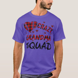 Softball Grandma Squad Grandmother Family Matching T-Shirt