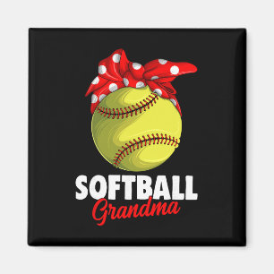 Softball Grandma Women _1 Magnet