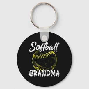 Softball Grandma Women Family Matching Players Mot Key Ring