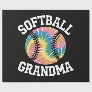 Softball Grandma Wrapping Paper