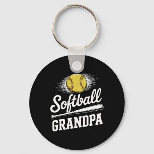 Softball Grandpa _2 Key Ring