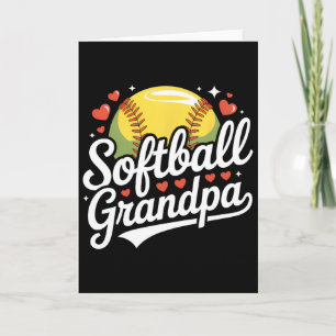 Softball Grandpa Fastpitch Softball Grandparents M Card