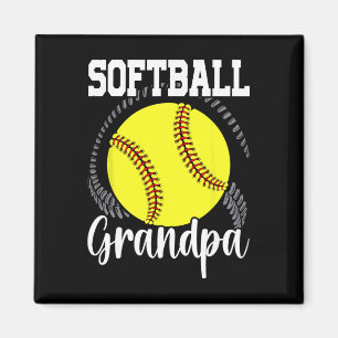 Softball Grandpa Grandfather Father's Day _1  Magnet