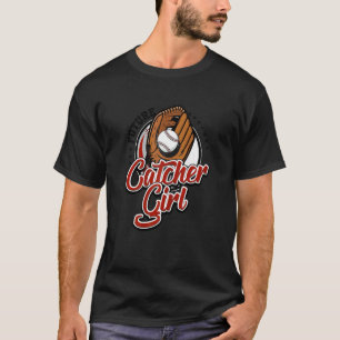 Softball  Graphic Women Girls Kids Catcher 1 T-Shirt