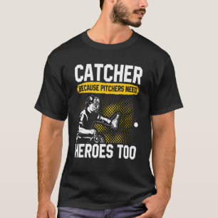 Softball Graphic Women Men Kids Catcher T-Shirt