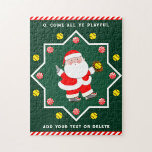 Softball Holiday Gifts Jigsaw Puzzle