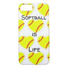 Softball Is Life Phone Case