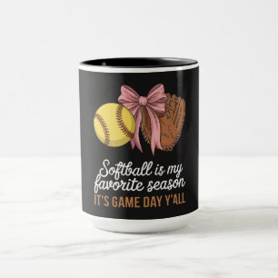 Softball is My Favourite Season Mug