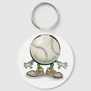 Softball Key Ring