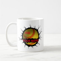 Softball Logo, Softball Custom Name, Softball Gift