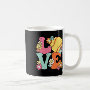 Softball Love Cute Softball Lover Women Teens Girl Coffee Mug