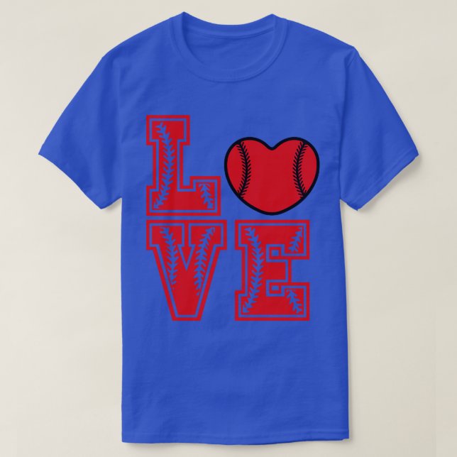 Softball LOVE Funny 10 T-Shirt (Design Front)