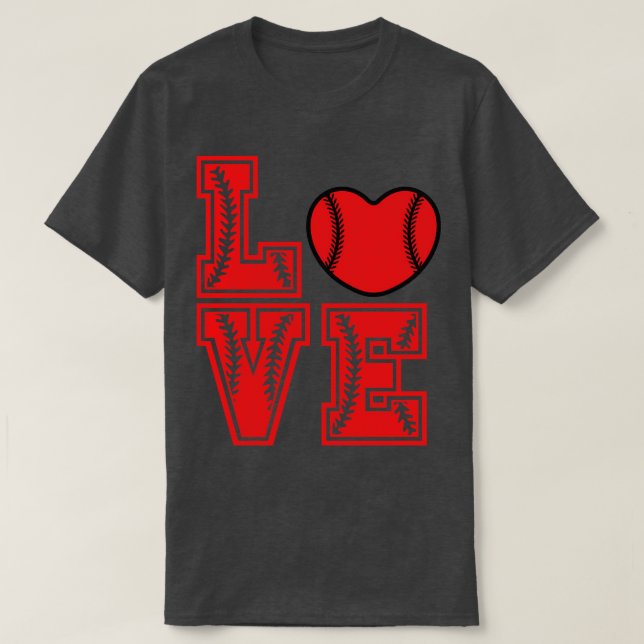 Softball LOVE Funny 11 T-Shirt (Design Front)