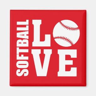 Softball Love Magnet