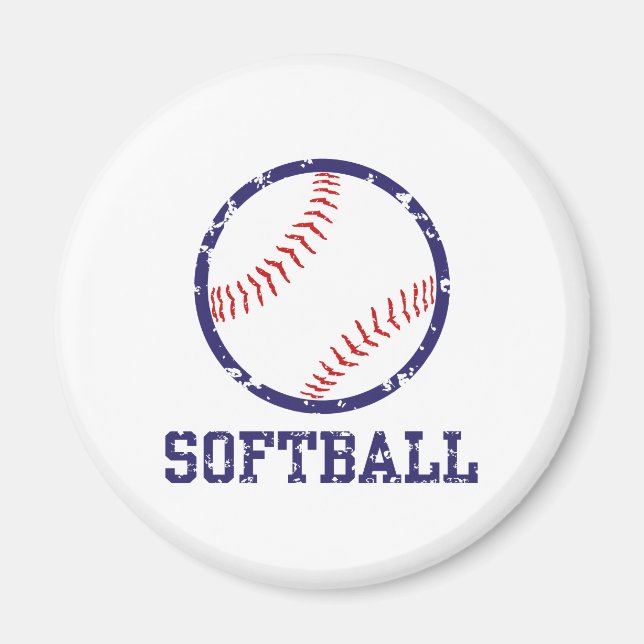 Softball Magnet (Front)