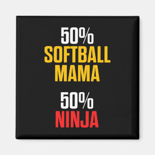 Softball Mama Proud Mom Team Player _1 Magnet