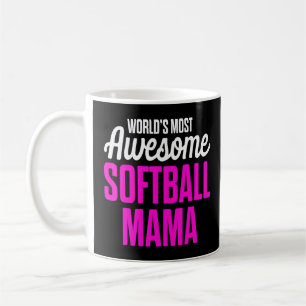 Softball Mama Proud Mum Team Player 11 Coffee Mug