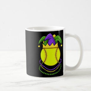 Softball Mardi Gras Carnival Themed Golfing Tourna Coffee Mug