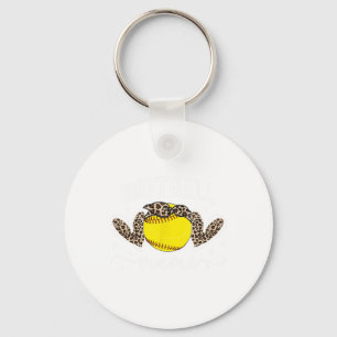 Softball Meme Heart Grandma Meme Of A Softball Pla Key Ring