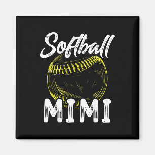 Softball Mimi For Women Family Matching Players Mo Magnet