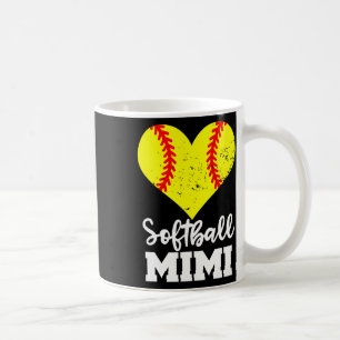 Softball Mimi Funny Softball Player Mimi  Coffee Mug