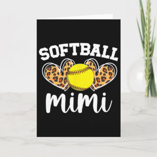 Softball Mimi Proud Mimi Of A Softball Player Mimi Card