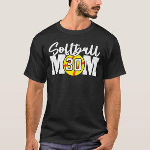 Softball Mom #30 T-Shirt