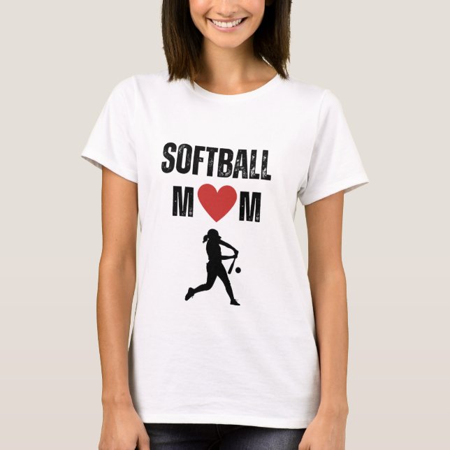 Softball Mom T-Shirt (Front)