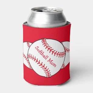 Softball Mum Can Cooler