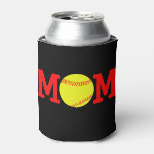 Softball Mum Can Cooler Coozie