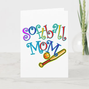 Softball Mum Card