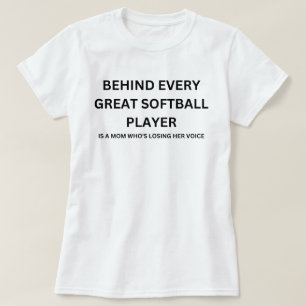 Softball Mum Funny Quote   Softball Saying T-Shirt