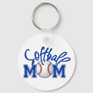 Softball Mum Key Ring