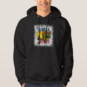 Softball Mum Leopard Its A Softball Kinda Day Moth Hoodie