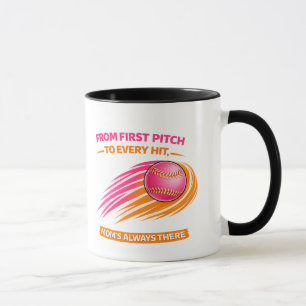 Softball Mum Mug – From First Pitch to Every Hit M